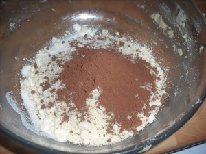 Ingredientes galletas de almendra con chocolate