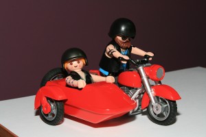 Moto con sidecar Playmobil